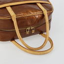 LOUIS VUITTON Monogram Vernis Tompkins Square Bag Bronze M91103 LV Auth BA13355-7