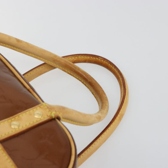 LOUIS VUITTON Monogram Vernis Tompkins Square Tas Brons M91103 LV Auth BA13355