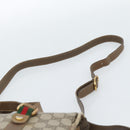 GUCCI GG Supreme Web Sherry Line Tas PVC 2-weg Beige Goud 41 02 039 Authentiek BA13358-14