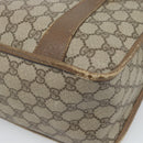 GUCCI GG Supreme Web Sherry Line Tas PVC 2-weg Beige Goud 41 02 039 Authentiek BA13358-16