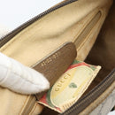 GUCCI GG Supreme Web Sherry Line Tas PVC 2-weg Beige Goud 41 02 039 Authentiek BA13358-12