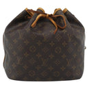 LOUIS VUITTON Monogram Petit Noe Shoulder Bag M42226 LV Auth BA13359-13