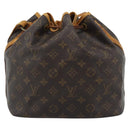 LOUIS VUITTON Monogram Petit Noe Shoulder Bag M42226 LV Auth BA13359-2