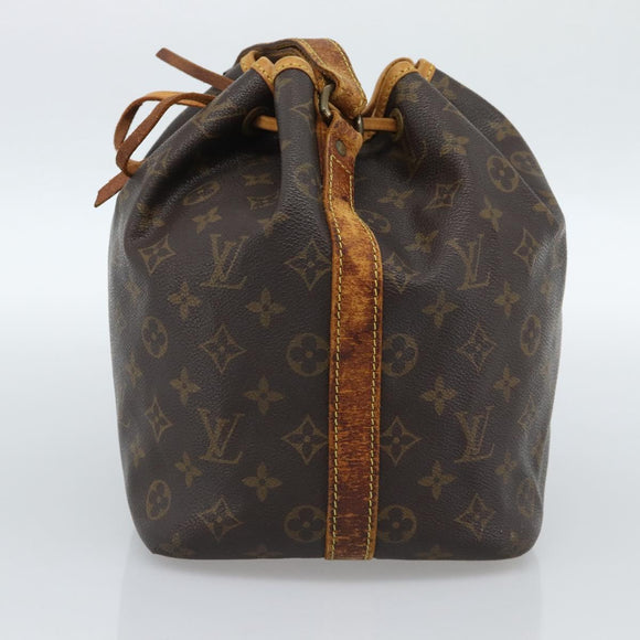 LOUIS VUITTON Monogram Petit Noe Shoulder Bag M42226 LV Auth BA13359