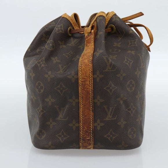 LOUIS VUITTON Monogram Petit Noe Shoulder Bag M42226 LV Auth BA13359