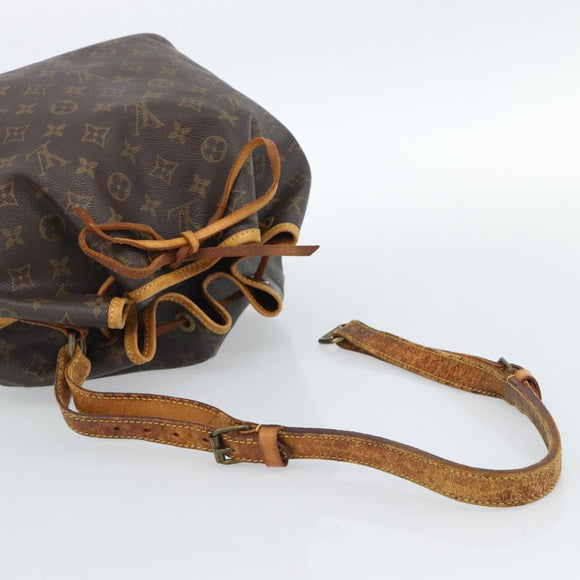 LOUIS VUITTON Monogram Petit Noe Shoulder Bag M42226 LV Auth BA13359