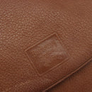 Burberrys Shoulder Bag Leather Brown Gold Auth BA13366-17