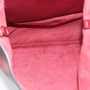 VALENTINO Tote Bag Leather 2way Bordeaux Gold Auth BA13367A-11