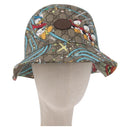 GUCCI GG Supreme Disney Donald Duck Hat PVC M Beige Auth BA13368SM-2