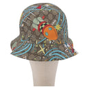 GUCCI GG Supreme Disney Donald Duck Hat PVC M Beige Auth BA13368SM-3