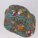 GUCCI GG Supreme Disney Donald Duck Hoed PVC M Beige Auth BA13368SM-6