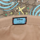 GUCCI GG Supreme Disney Donald Duck Hoed PVC M Beige Auth BA13368SM-8