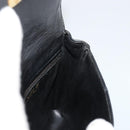 CHANEL Bicolore Waist bag Lamb Skin Black Gold CC Auth BA13369-18