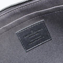 LOUIS VUITTON Monogram Eclipse Glaze Pochette Cosmos Black M63373 Auth BA13371-17