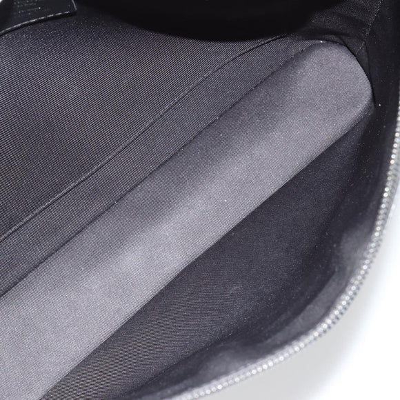 LOUIS VUITTON Monogram Eclipse Glaze Pochette Cosmos Black M63373 Auth BA13371