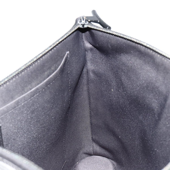 LOUIS VUITTON Monogram Eclipse Glaze Pochette Cosmos Black M63373 Auth BA13371