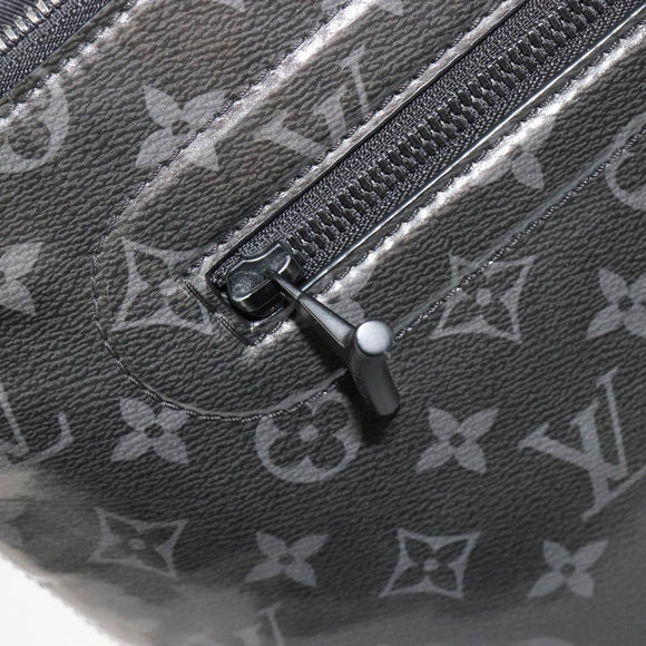 LOUIS VUITTON Monogram Eclipse Glaze Pochette Cosmos Black M63373 Auth BA13371