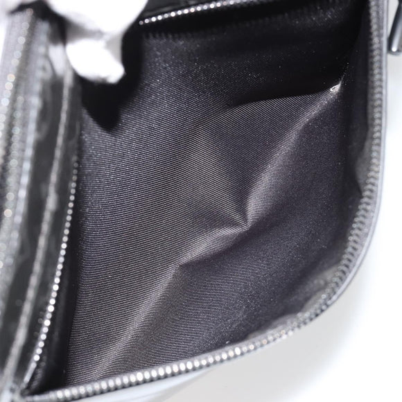 LOUIS VUITTON Monogram Eclipse Glaze Pochette Cosmos Black M63373 Auth BA13371