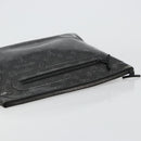 LOUIS VUITTON Monogram Eclipse Glaze Pochette Cosmos Black M63373 Auth BA13371-5