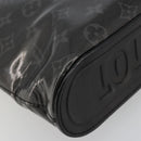 LOUIS VUITTON Monogram Eclipse Glaze Pochette Cosmos Black M63373 Auth BA13371-14