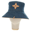 LOUIS VUITTON Hat Denim Blue M7154M LV Auth BA13373SM-13