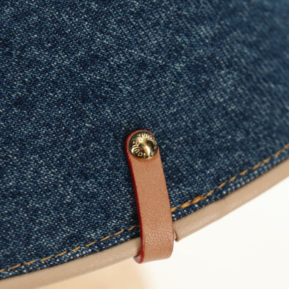 LOUIS VUITTON Hat Denim Blue M7154M LV Auth BA13373SM