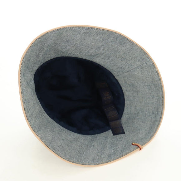 LOUIS VUITTON Hat Denim Blue M7154M LV Auth BA13373SM