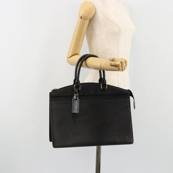 LOUIS VUITTON Epi Riviera Hand Bag Black M48182 LV Auth BA13374