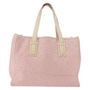Salvatore Ferragamo Gancini Handtas Leer PVC Roze Zilver Orig. BA13376-13