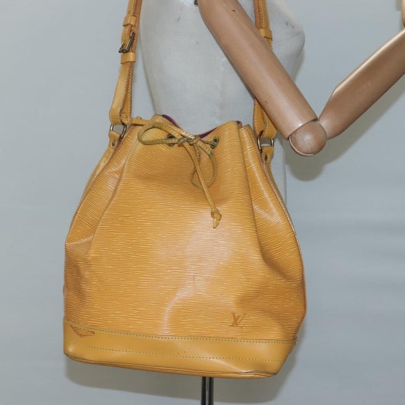 LOUIS VUITTON Epi Noe Shoulder Bag Tassili Yellow M44009 LV Auth BA1338