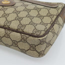 GUCCI GG Supreme Clutch Bag PVC Beige Gold 018 123 6021 Auth BA13380-14