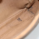 GUCCI GG Supreme Clutch Bag PVC Beige Gold 018 123 6021 Auth BA13380-11