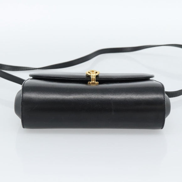 GUCCI Umhängetasche Leder Schwarz Gold Original BA13381