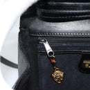 GUCCI Umhängetasche Leder Schwarz Gold Original BA13381-21