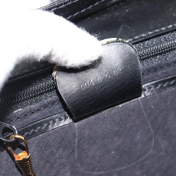 GUCCI Umhängetasche Leder Schwarz Gold Original BA13381