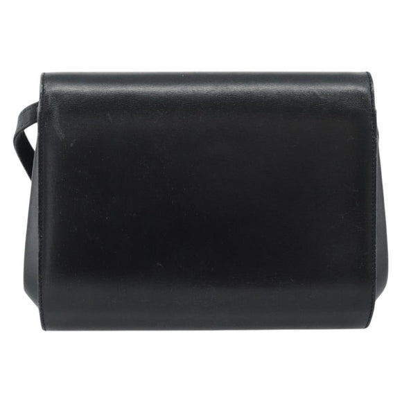 GUCCI Umhängetasche Leder Schwarz Gold Original BA13381