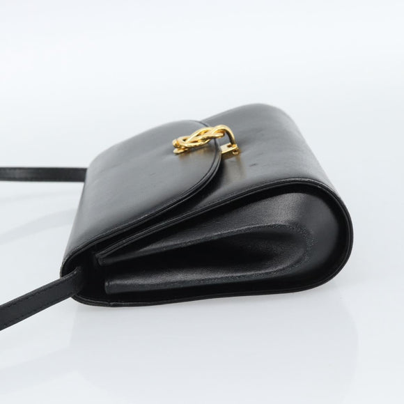 GUCCI Umhängetasche Leder Schwarz Gold Original BA13381