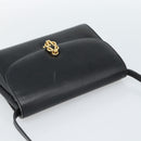 GUCCI Umhängetasche Leder Schwarz Gold Original BA13381-6
