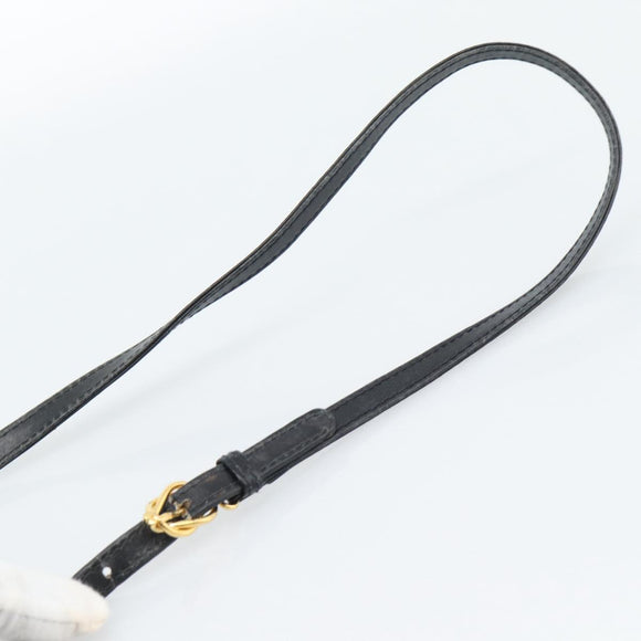 GUCCI Umhängetasche Leder Schwarz Gold Original BA13381