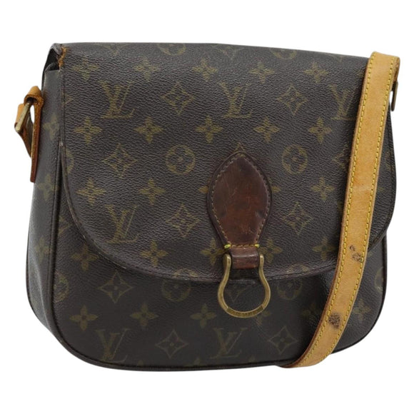 LOUIS VUITTON Monogram Saint Cloud GM Shoulder Bag M51242 LV Auth BA13383