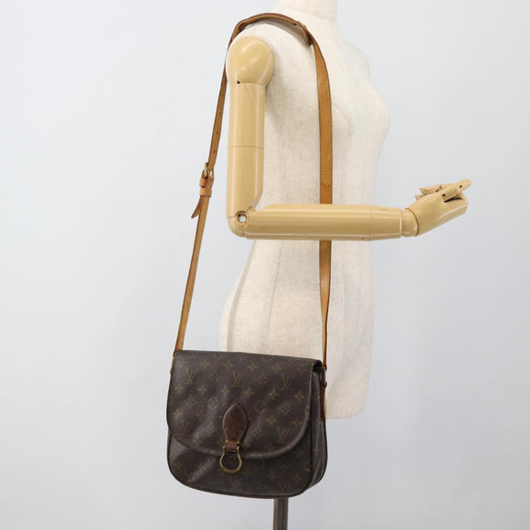 LOUIS VUITTON Monogram Saint Cloud GM Shoulder Bag M51242 LV Auth BA13383