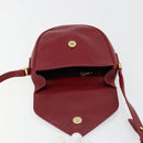 GUCCI Schoudertas Leer Rood Goud 007 261 0081 Auth BA13384-10