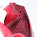 GUCCI Schoudertas Leer Rood Goud 007 261 0081 Auth BA13384-19