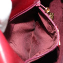 GUCCI Schoudertas Leer Rood Goud 007 261 0081 Auth BA13384-22
