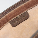 GUCCI GG Supreme Web Sherry Line Clutch Bag PVC Beige 67 014 2125 Auth BA13385-9