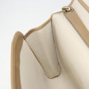 Christian Dior Chain Shoulder Bag Leather Beige Gold Auth BA13392-19