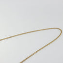 Christian Dior Chain Shoulder Bag Leather Beige Gold Auth BA13392-8
