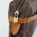 LOUIS VUITTON Monogram Compiegne 28 Clutch Bag M51845 LV Auth BA13393-8