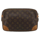 LOUIS VUITTON Monogram Compiegne 28 Clutch Bag M51845 LV Auth BA13395-2