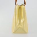 LOUIS VUITTON Monogram Vernis Reade PM Hand Bag Perle M91336 LV Auth BA13397-4